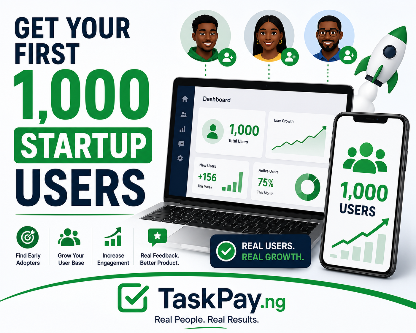 How to Get Your First 1,000 Users for a Startup in Nigeria.